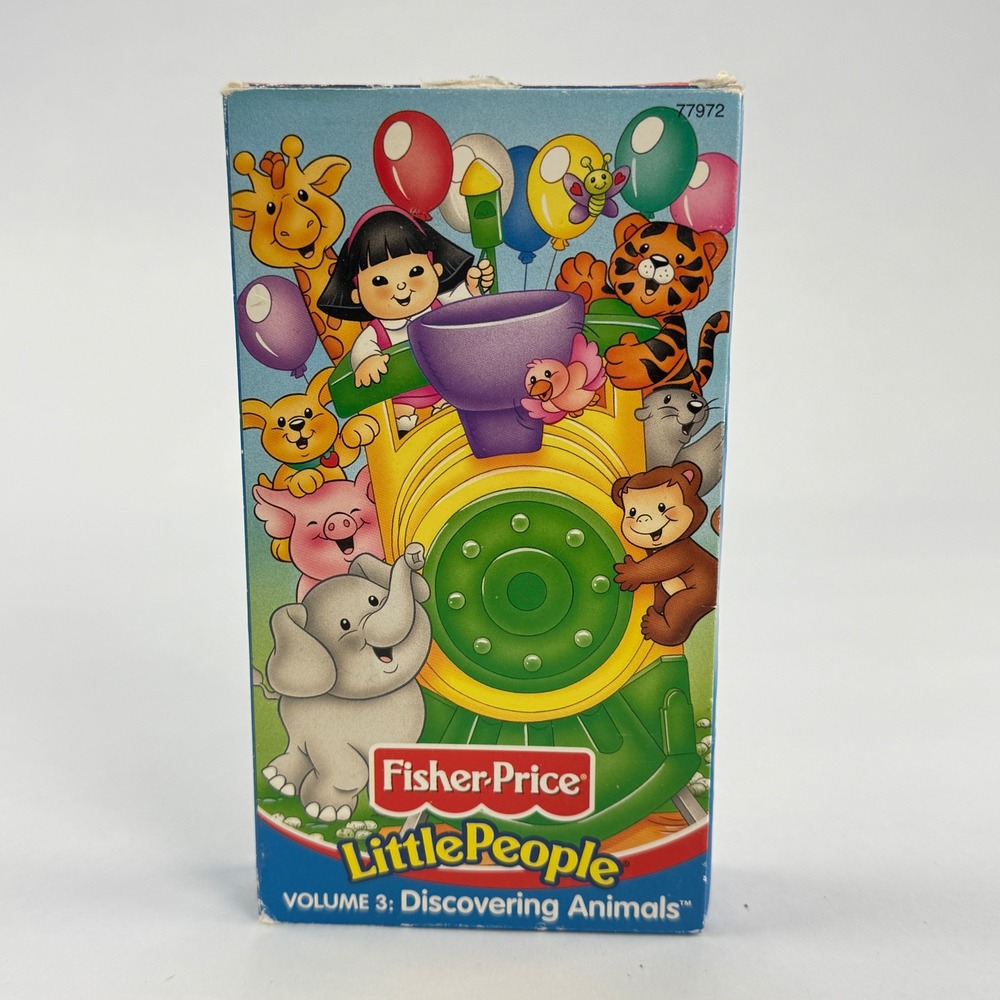 Fisher Price Little People Volume 3 Discovering Animal VHS 2002 Claymation 77972